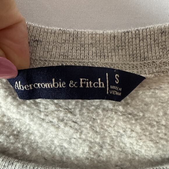 Abercrombie & Fitch Women’s S Boho Embroidered Floral Sweatshirt Tunic Dress - Picture 4 of 9